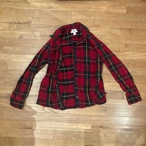 Red plaid LLBean